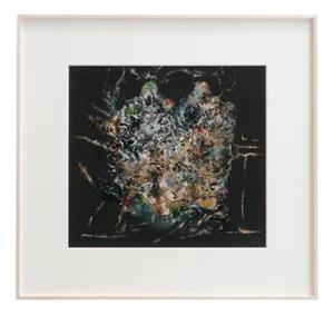 Jan Burssens, Composition, 1960, Oil on Board