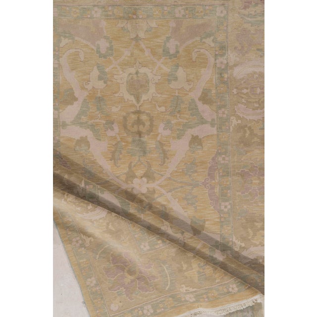 Agra Design Hand Knotted Rug 6'4 X 9'9 For Sale - Image 4 of 5