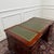 English Partner Desk with Green Leather For Sale - Image 16 of 18