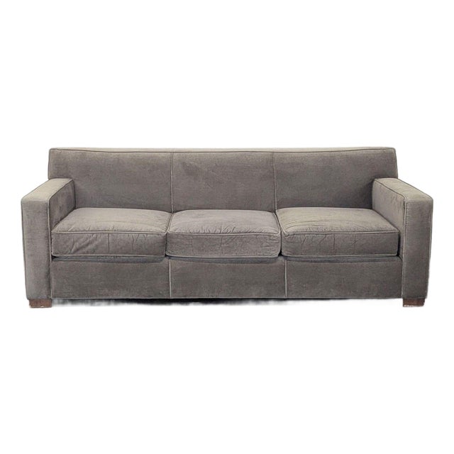 Room & Board 3-Seat Gray Sofa For Sale