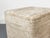 Stone Vintage Travertine Cube Side Table, 1970s For Sale - Image 7 of 12