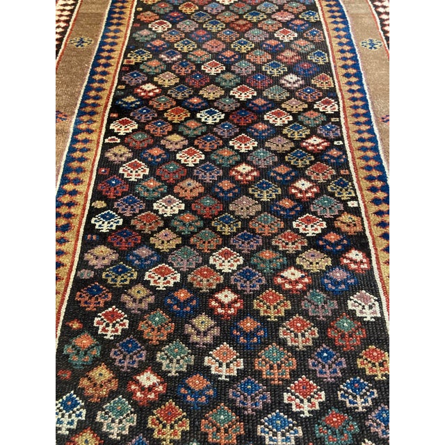 Brown Antique Kurdish Runner Rug, 1890s For Sale - Image 8 of 18
