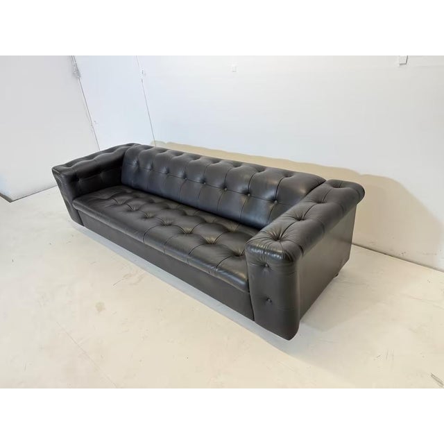 Manufacturer: De Sede Designer: Robert Haussmann Model: RH-306 Color: Black Dimensions: Width 248 cm, Depth 89 cm, Height...