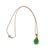 Estate Carved Jade Pendant Necklace. This estate jade necklace is crafted in 14 karat yellow gold and features a carved...