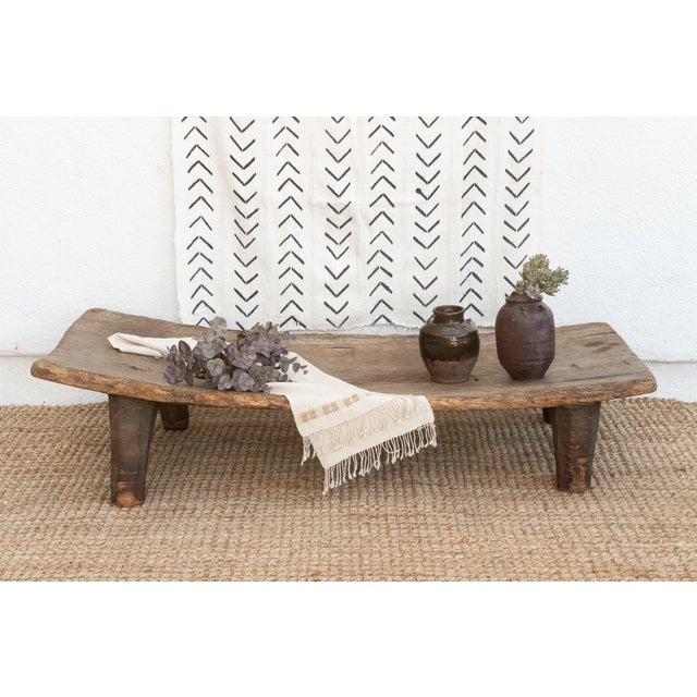 Single Log Antique Senufo Coffee Table For Sale - Image 10 of 10