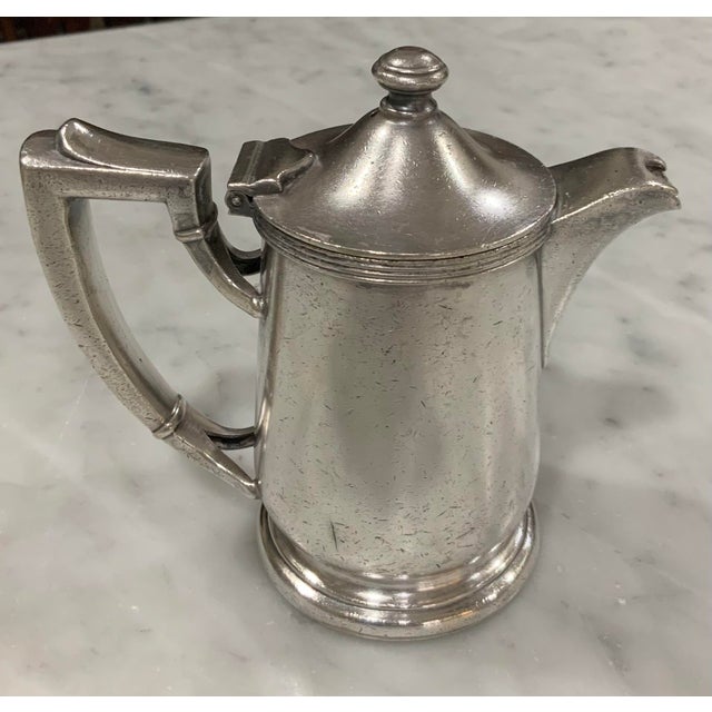 Metal The Plaza Hotel New York - Silver-Soldered Individual Coffee Pot by International Silver 8 Oz.- Hotel Silver Collectors & Tea Enthusiasts - See Pics! For Sale - Image 7 of 12