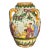 Vintage Italian Majolica Hand-Painted Ceramic Vase For Sale