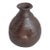 Signed Japanese Bizen Style Studio Pottery Bud Vase, Wabi Sabi Minimalist Vessel, Mid-20th Century For Sale