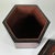 Mid-Century Boho Chic Hollywood Regency Traditional Six-Sided Burlwood Velvet-Lined Box. For Sale - Image 12 of 13