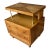 A Detailed Nightstand by American of Martinsville, Featuring Brass Knobs, Two Drawers and Multi Tiered For Sale