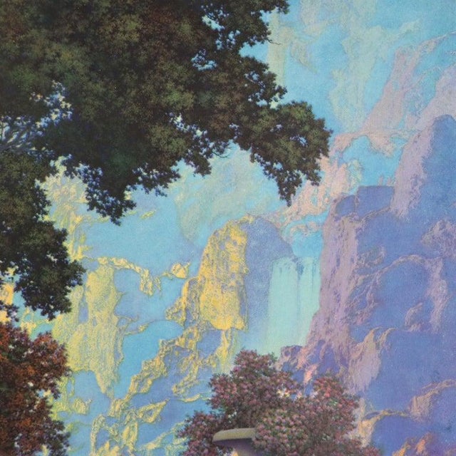 1930s Art Deco Maxfield Parrish Edison Mazda Calendar Print “Sunrise” C1932 For Sale - Image 5 of 6