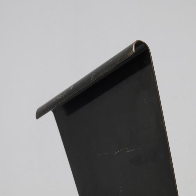 Metal Postmodern Sculptural Chair, Italy, 1980s For Sale - Image 7 of 12
