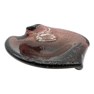 Mid-Century Freeform Amethyst Glass Bowl by Winslow Anderson for Blenko, USA, 1960s For Sale