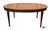 French Provincial Vintage Drexel Heritage Laurette Collection French Provincial Style Mahogany Parquet Extension Dining Table For Sale - Image 3 of 12