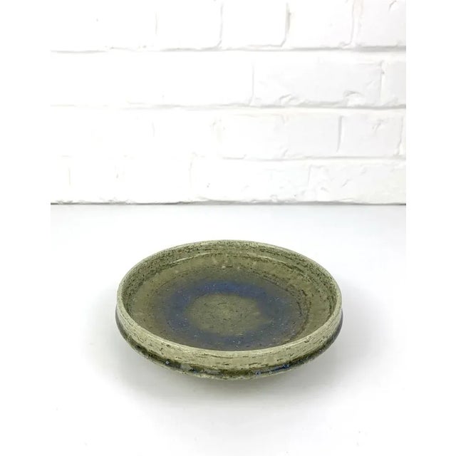 Blue Scandinavian Ceramic Dish Bowl by Per Linnemann-Schmidt for Palshus, Denmark, 1960s For Sale - Image 8 of 12