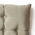 Light Gray Pair of Tufted Toile & Silk Euro Pillows For Sale - Image 8 of 16