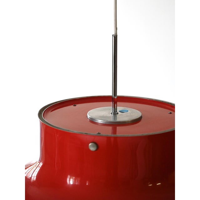 Anders Pehrson Red Bumling Pendant Lamp by Anders Pehrson for Ateljé Lyktan, 1960s For Sale - Image 4 of 8