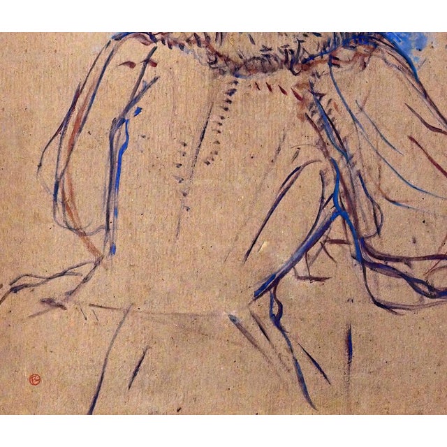 After Henri de Toulouse Lautrec, Red-Haired Woman Seen from Behind, Serigraph For Sale - Image 4 of 5