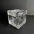 Vintage Crystal Trinket Box Faceted Cube Decorative Vanity Box For Sale - Image 11 of 11