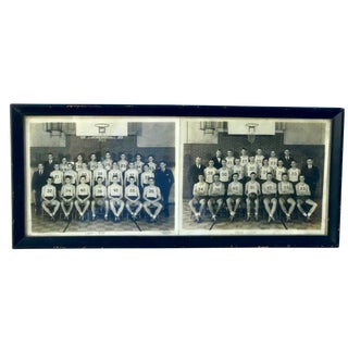 1930s Vintage Basketball Team Sport Photos - A Pair For Sale