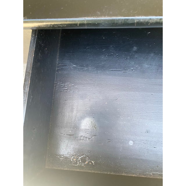 Vintage Ebony Black Dresser For Sale - Image 12 of 12
