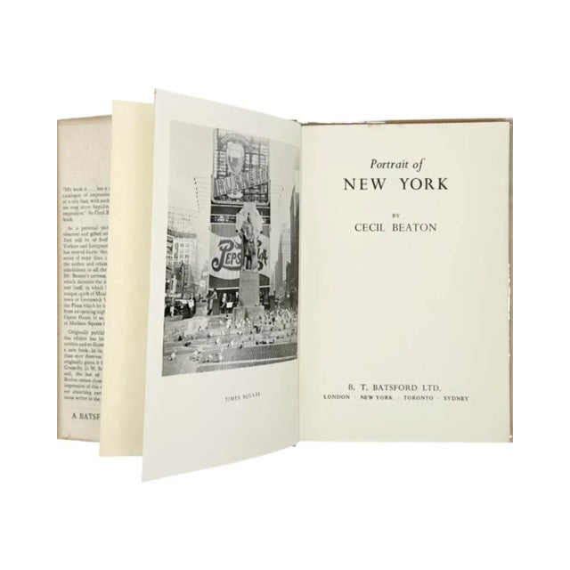 Mid-Century Modern Portrait of New York by Cecil Beaton 1948 Book For Sale - Image 3 of 13