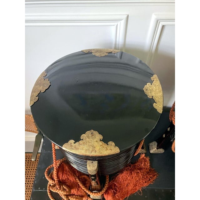 Pair of Large Antique Japanese Hokai Lacquer Boxes For Sale In Atlanta - Image 6 of 18