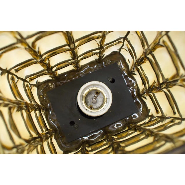 Metal German Bubble Glass Outdoor Light by Hofmeister, 1960s For Sale - Image 7 of 8