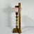 Victorian Oil Lamp: Onyx & Brass Base with Iridescent Art Glass, c. 1870 For Sale - Image 10 of 10