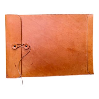 Leather Portfolio, Tablet Case, or Envelope by Bergdorf Goodman, Made in Italy For Sale