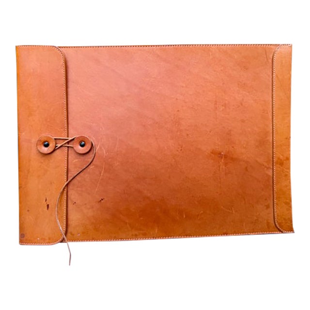 Leather Portfolio, Tablet Case, or Envelope by Bergdorf Goodman, Made in Italy For Sale