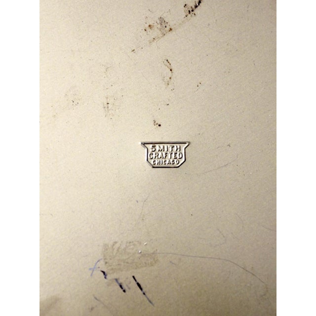 Vintage 70s Hand Painted Ducks Venee Tin For Sale - Image 12 of 12