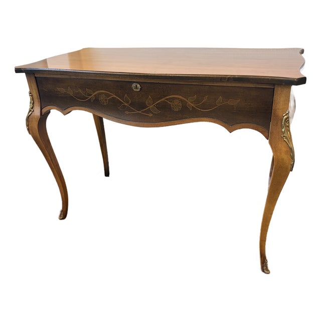 Mid 20th Century French Provencial Writing Desk by Brandt For Sale