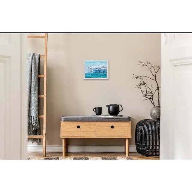 Contemporary Oil Painting Original Artwork, View of Molokai For Sale - Image 10 of 12