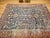Antique Heriz Serapi Rug, Hand-Knotted Wool, Allover Tree of Life Pattern, Blue & Brick-Red, 9x12 For Sale - Image 9 of 18