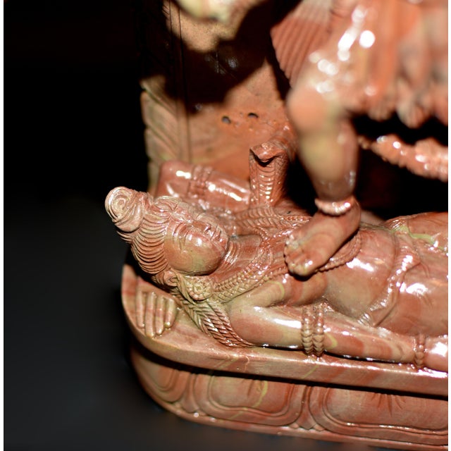 Stone Indian Goddess Kali Finely Carved For Sale - Image 13 of 18