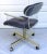 Metal 1960s Molded Lucite and Brass Kagan Style Desk Chair For Sale - Image 7 of 12