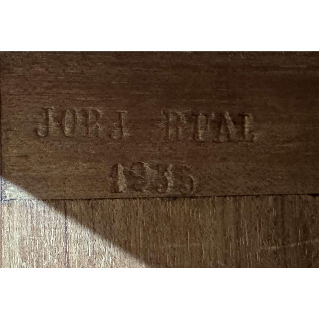 Brown Art Deco Sideboard in Cherry Wood from Jorj Rual, 1935 For Sale - Image 8 of 18