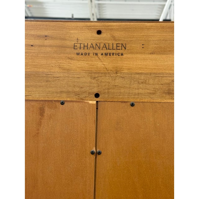 Ethan Allen Legacy Double Arch Bookcase For Sale - Image 10 of 11