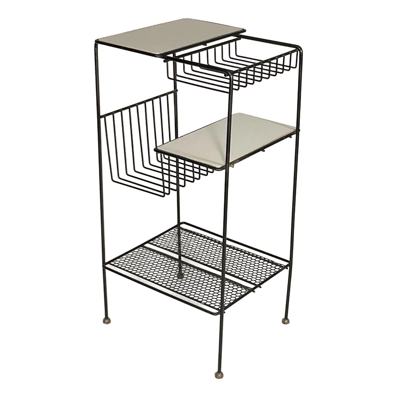 1950s Mid-Century Italian Storage Rack | Chairish