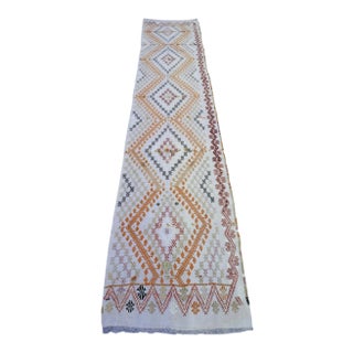 Vintage Turkish KIlim Runner-2’4’x10’6" For Sale