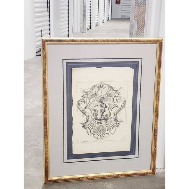 Figurative Soicher Marin Johan Jacob Baumgartner Figural Engraving- A Pair For Sale - Image 3 of 11
