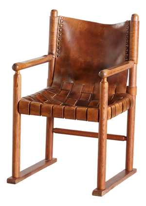 Oak Lounge Chair, 1970s