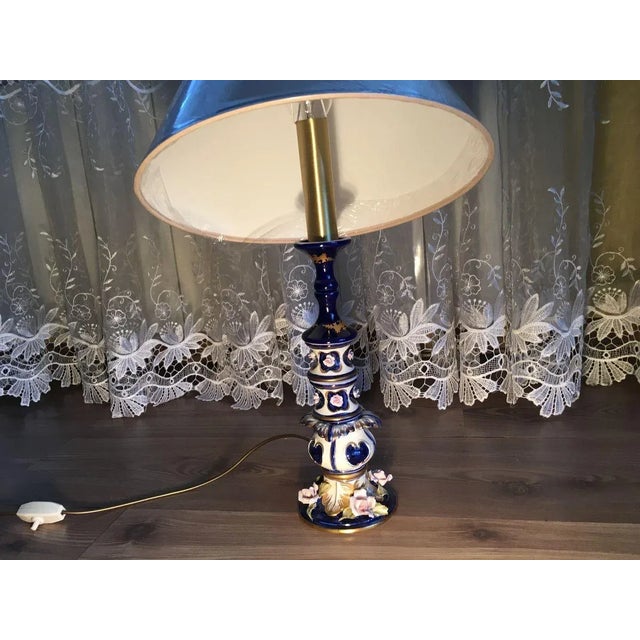 1980s Porcelain Table Lamp, 1980s For Sale - Image 5 of 18