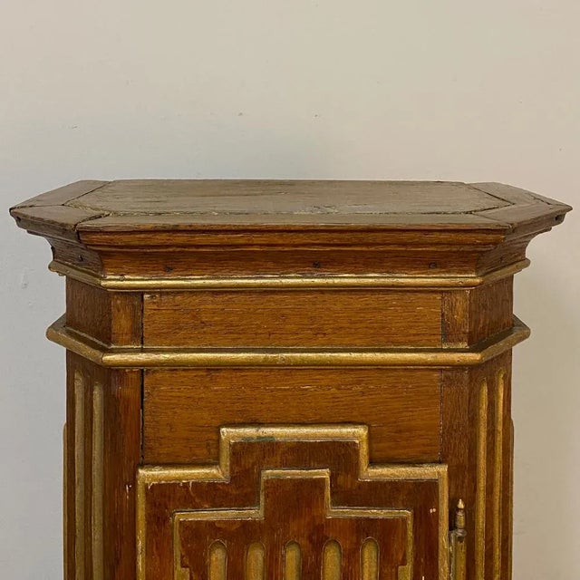 Sienna 19th Century Louis XVI Wall Cabinet For Sale - Image 8 of 13