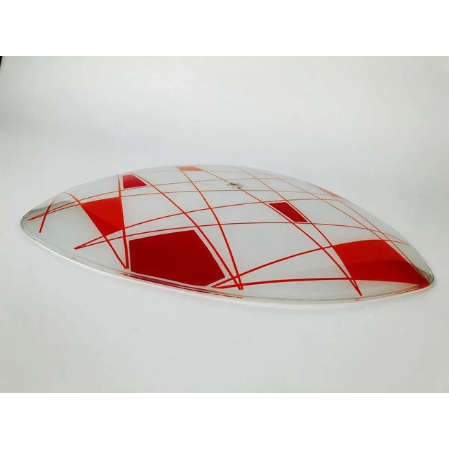1950s Mid-Century Wall Light with Glass Plate from Designfornication, 1956 For Sale - Image 5 of 7
