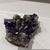 Unique Amethyst Stone Mine Scene Crafted With Silver Men Working in a Mine, Art Display Piece For Sale - Image 10 of 12