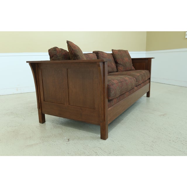 Stickley Mission Oak Arts & Crafts Style Sofa Chairish