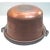 Antique Solid Copper Hanging Hearth Pot Pan With Riveted Wrought Iron Handle For Sale - Image 4 of 7