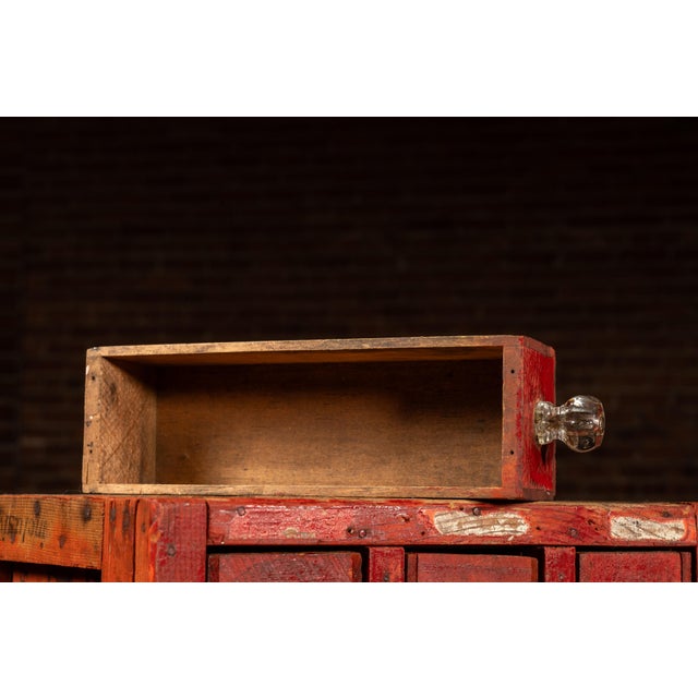 C. 1950 Shop-Made Hercules Explosives Small Parts Cabinet For Sale In Chicago - Image 6 of 8
